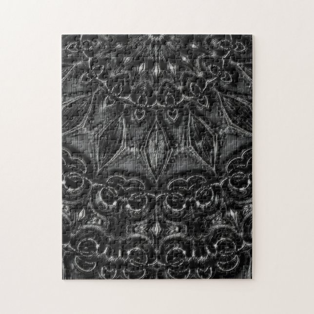 Charcoal Mandala Puzzle (Vertikal)