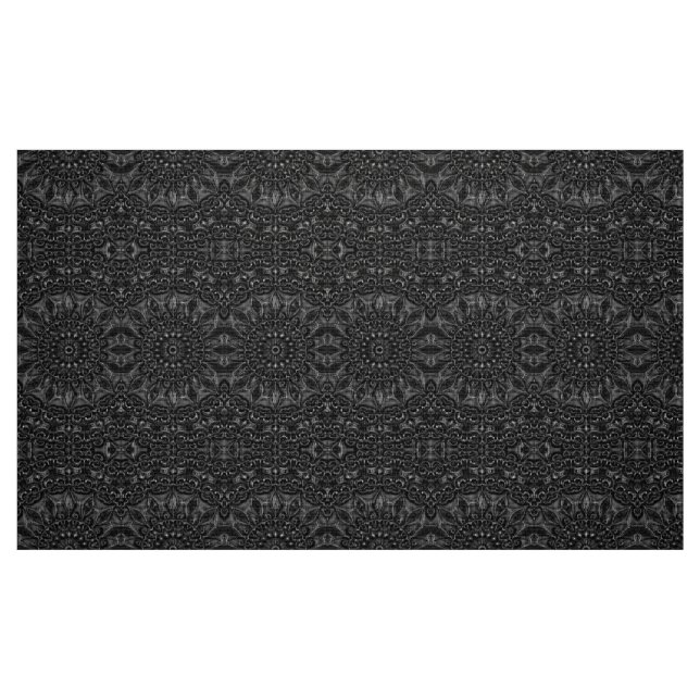 Charcoal Mandala Stoff (Fat Quarter (45,7 x 55,9 cm))