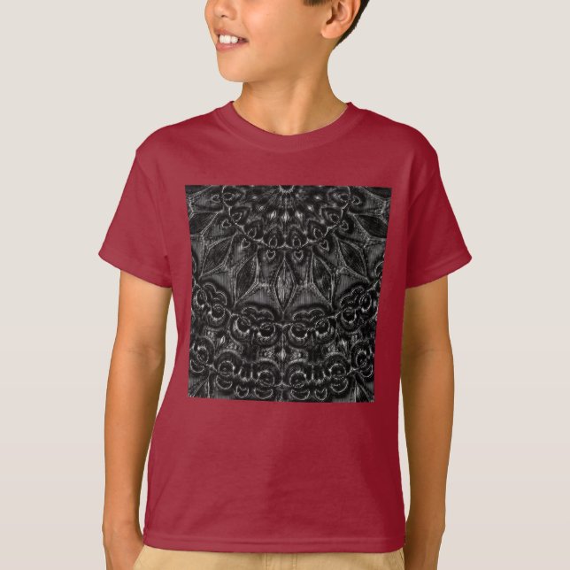 Charcoal Mandala T-Shirt (Vorderseite)