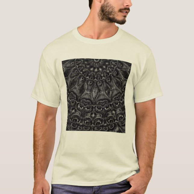 Charcoal Mandala T-Shirt (Vorderseite)
