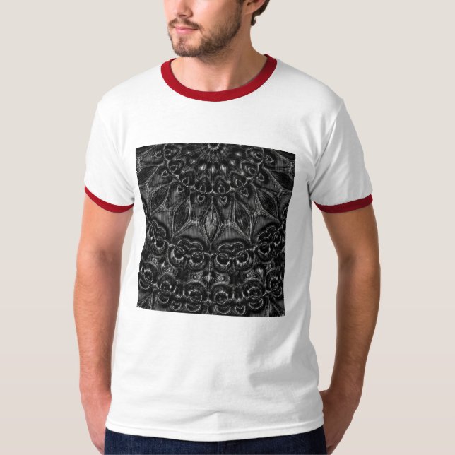 Charcoal Mandala T-Shirt (Vorderseite)
