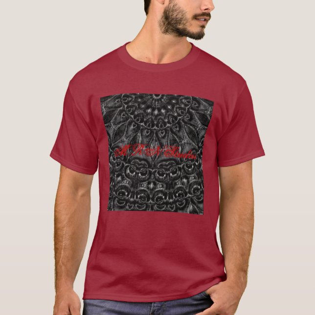 Charcoal Mandala T-Shirt (Vorderseite)