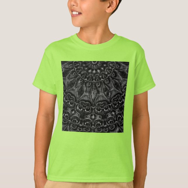 Charcoal Mandala T-Shirt (Vorderseite)