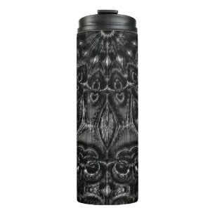 Charcoal Mandala Thermosbecher