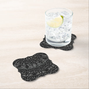 Charcoal Mandala Untersetzer