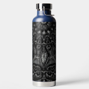Charcoal Mandala Wasserflasche Trinkflasche
