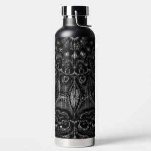 Charcoal Mandala Wasserflasche Trinkflasche