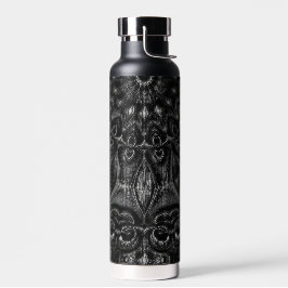 Charcoal Mandala Wasserflasche Trinkflasche