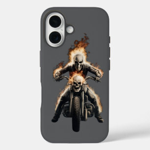 Charcoal Nightmare - Tinte-Stainted Skull iPhone C 16 Hülle