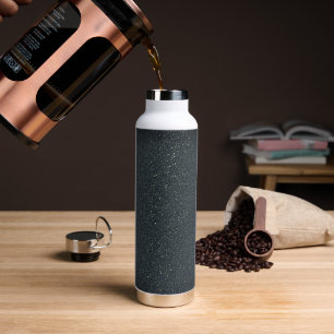 Charcoole Wasserflasche mit stilvollem Rauscheffek Trinkflasche