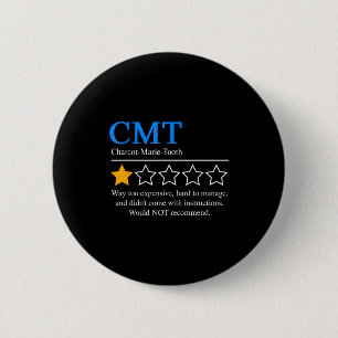 Charcot-Marie-Tooth-Krankheit-Bewusstsein Cmt Nich Button