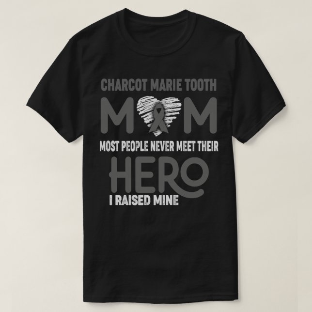 Charcot Marie Tooth Mama Die meisten Menschen tref T-Shirt (Design vorne)
