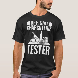 Charcuterie Board Käseplatten Fleisch Rezepte Idee T-Shirt