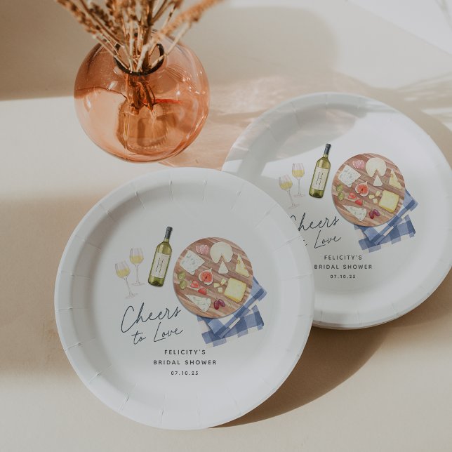 Charcuterie Board Wein & Käse Käse Liebe Pappteller (Von Creator hochgeladen)