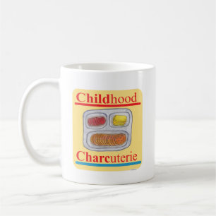 Charcuterie Cartoon Kindheit Erinnerungen Kaffeetasse