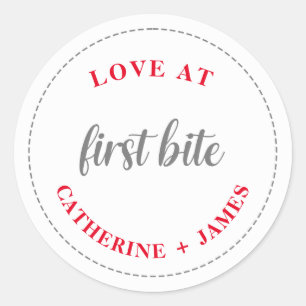 Charcuterie-Cup-Aufkleber Runder Aufkleber