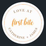 Charcuterie-Cup-Aufkleber Runder Aufkleber<br><div class="desc">Diese Aufkleber sind gut für Charcuterie-Becher oder alles,  was mit Essen.</div>