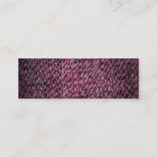 Chardonnay-Alpaka [dünn] Mini Visitenkarte