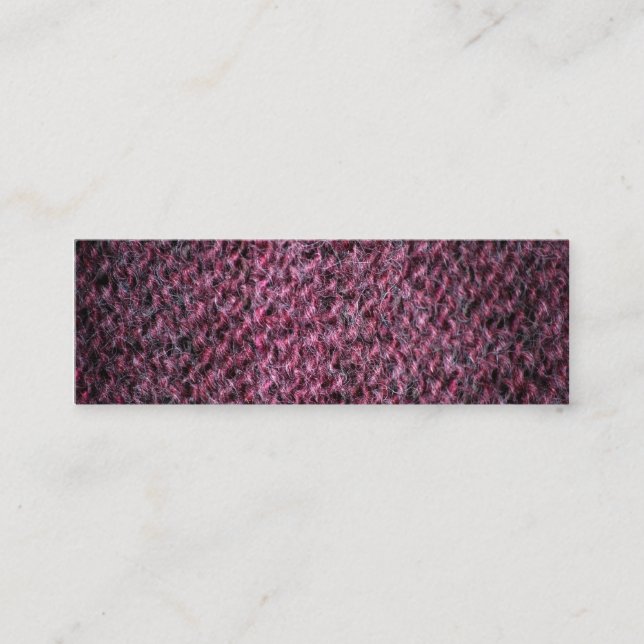 Chardonnay-Alpaka [dünn] Mini Visitenkarte (Vorderseite)