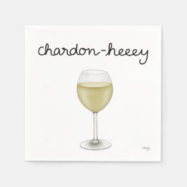 Chardonnay Cocktail Servietten