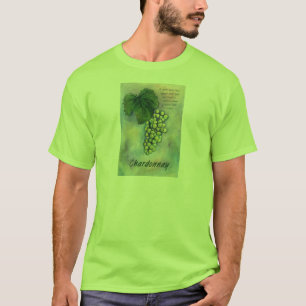 Chardonnay Weintrauben & Beschreibung Shirt
