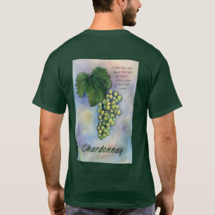 Chardonnay Weintrauben & Beschreibung Shirt