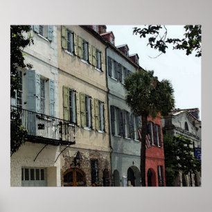 Chareleston Aquarell-Plakat-Druck Poster