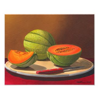 Charentais-Melonen Fotodruck
