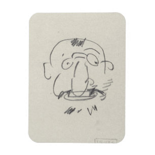 Charge de Lautrec par Lui-Meme (Bleistift auf Papi Magnet