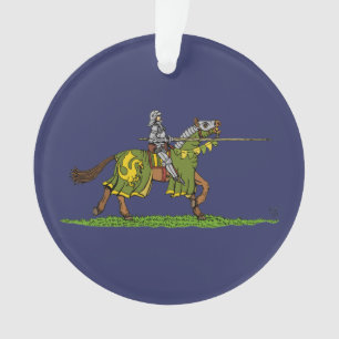 Charge Mittelalterlicher Ritter Ornament