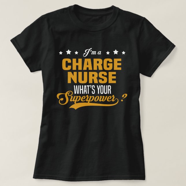 Charge Nurse T-Shirt (Design vorne)