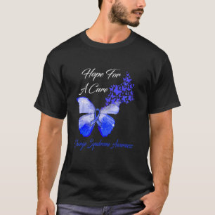 Charge Syndrome Awareness Hope for a cuure Butterf T-Shirt