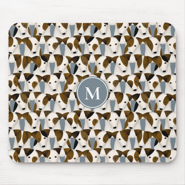 Chargen of Parson Jack Russell Terriers Pattern Mousepad (Vorne)