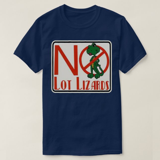 CHARGENNUMMER LIZARDS VINTAGE 1970S STICKER AND T-Shirt (Design vorne)