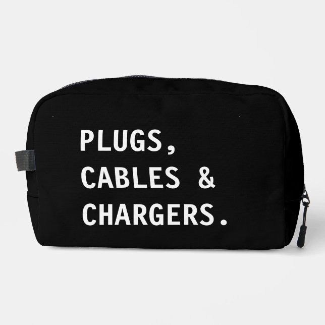 Charger & Cable Organizer,Electronics Accessories  Waschbeutel (Vorderseite)
