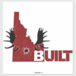 Charging Moose Vinyl Decal Aufkleber