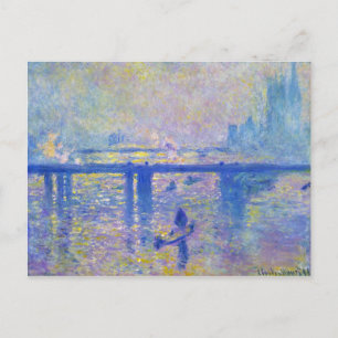 Charing Cross Bridge Claude Monet Postkarte