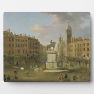 Charing Cross, with the Statue of King Charles I a Fotoplatte