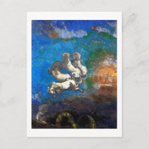 Chariot von Apollo, Redon Postkarte
