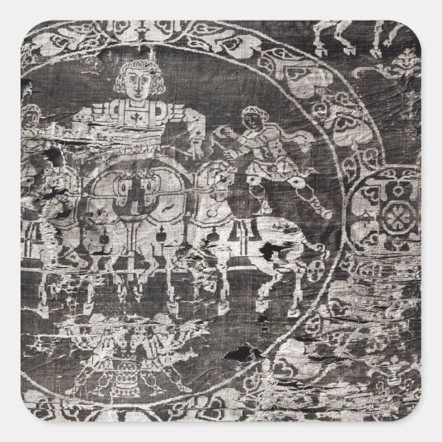 Charioteer Quadratischer Aufkleber (Vorderseite)