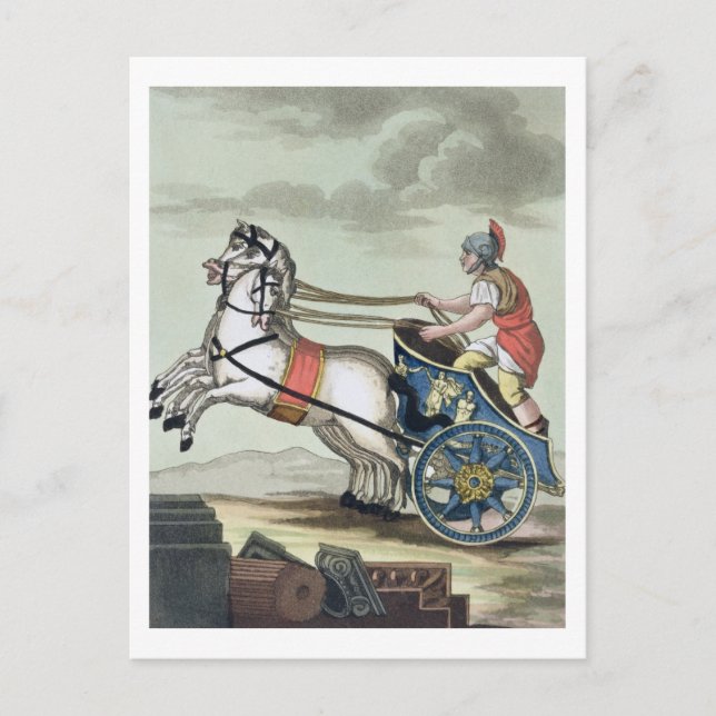 Charioteer, von 'L'Antica Roma', 1825 (farbig bele Postkarte (Vorderseite)
