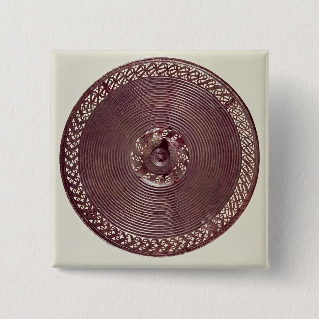 Chariotraddekoration mit openwork Grenze Button (Vorderseite)