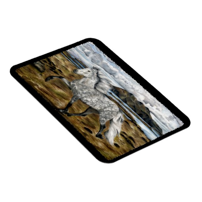 Charismatisches Islandpferd Magnet (Rechte Seite)