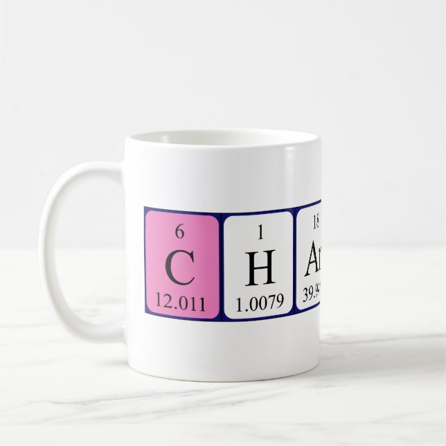 Charisse Periodenname Tasse (Links)