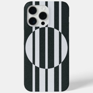 Charkohle Grau-Weiß-Abstraktes Muster Case-Mate iPhone Hülle