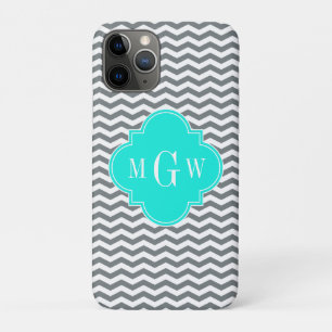 Charkohle Tn Zickzack Brataqua Quatrefolie 3 Monog Case-Mate iPhone Hülle