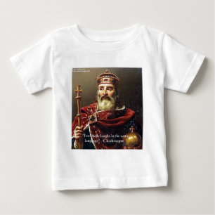 Charlemagne "Lachssprache" Zitat - Geschenke und T Baby T-shirt