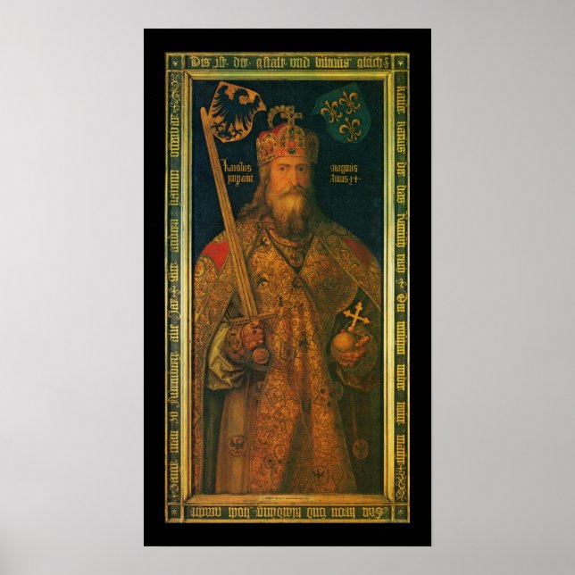 Charlemagne von Dürer Canvas Print Poster (Vorne)