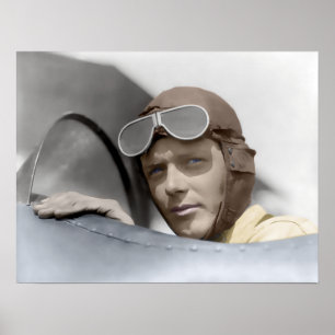 CHARLES 1928 LINDBERGH POSTER