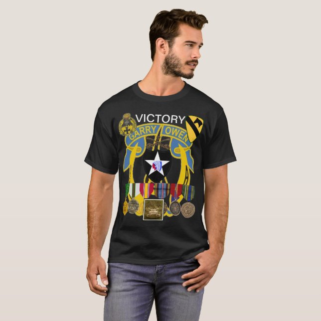 Charles Abrams Meade 7. Cav ArtisticVegas T-Shirt (Vorne ganz)